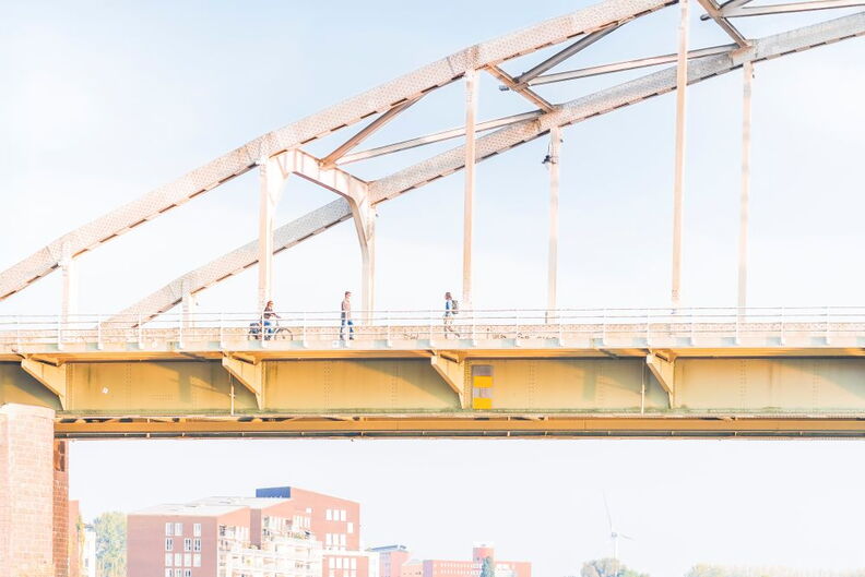 Deventer-Brücke über die Jissel